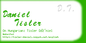 daniel tisler business card